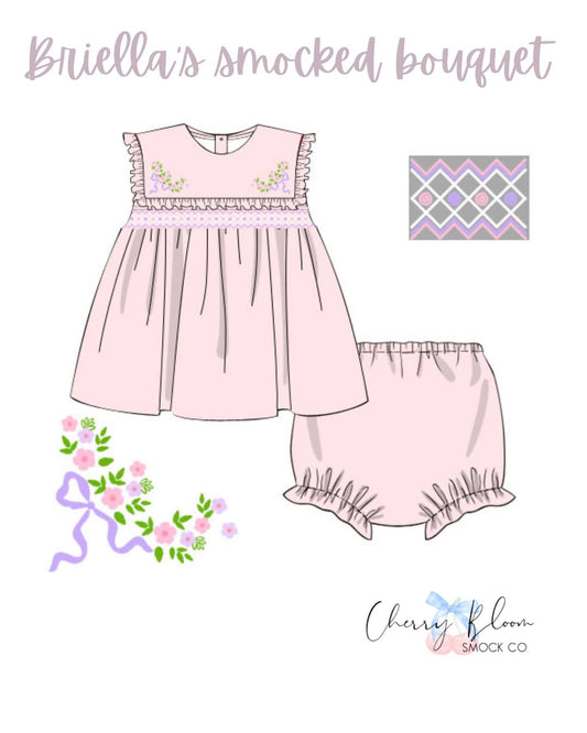 BRIELLA’S SMOCKED BOUQUET